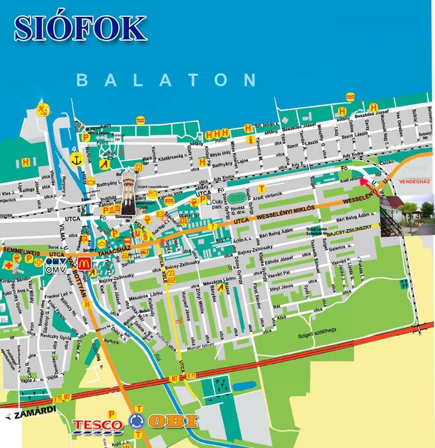 Aradi Apartman Siófok Exterior foto